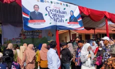 GPM  Diserbu Warga Lemahabang, 3.500 Paket Sembako Ludes dalam Hitungan Jam