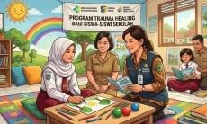 Siswa Keracunan MBG Diberi Trauma Healing oleh Dinkes Kabupaten Demak