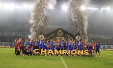 FOTO : Persib Hattrick Juara Liga 1