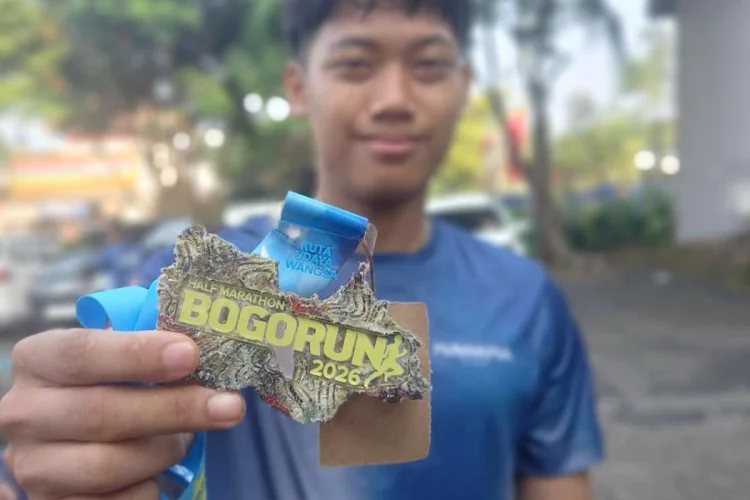 Bogorun 2026 Peduli Lingkungan, 4.100 Medali Finish Terbuat dari Sampah Daur Ulang
