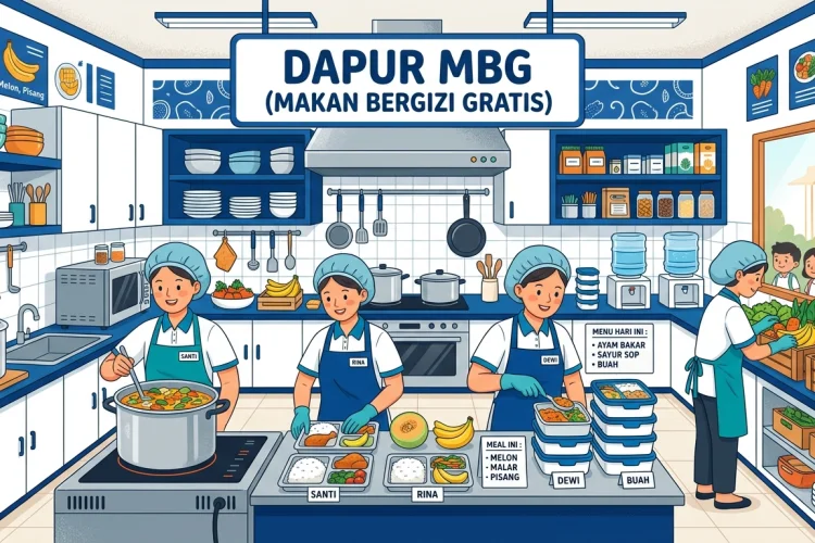 240 Dapur MBG Dihentikan Sementara oleh BGN Karena Bermasalah