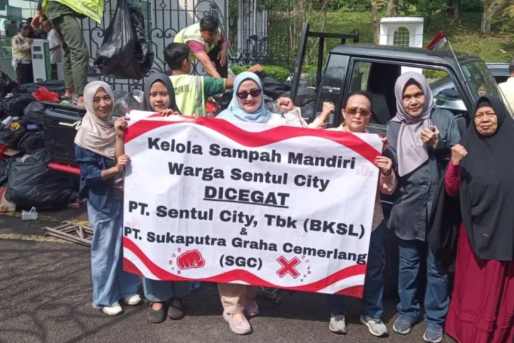 Warga Sentul City Ancam Buang Sampah ke Kantor DLH Bogor