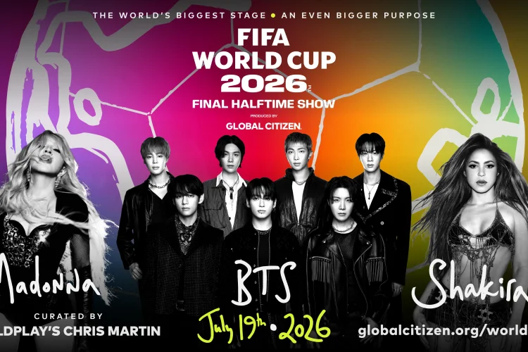 Sepanggung dengan Shakira dan Madonna, BTS jadi Penampil Utama Final Piala Dunia FIFA