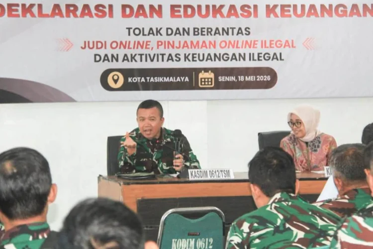 Kodim 0612/Tasikmalaya dan OJK Gaungkan Perlawanan terhadap Judi Online
