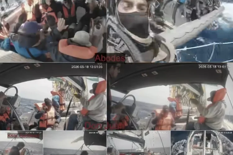Viral Video Detik-Detik Kapal Jurnalis Indonesia Dicegat Tentara Israel