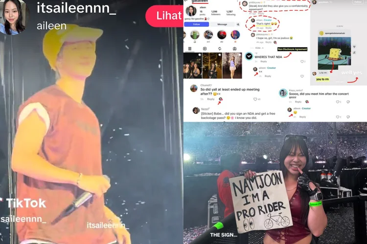 Kepergok Saling Tatap saat Konser, RM BTS Diduga Pacaran dengan Penggemarnya??