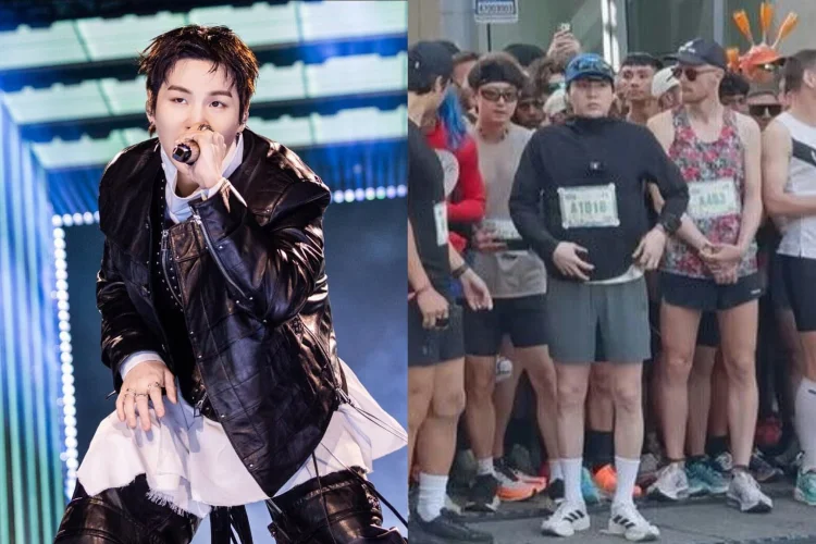 Malamnya Terlibat Pincang, Ternyata Suga BTS Lari Maraton 12 km di AS Sebelum Konser