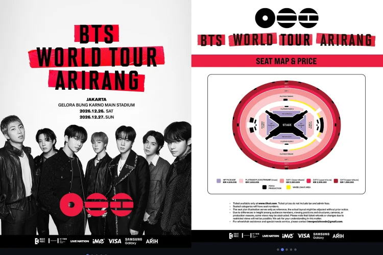 Mulai dari Rp1,8 Juta, Promotor Akhirnya Rilis Harga Tiket Konser BTS di Jakarta
