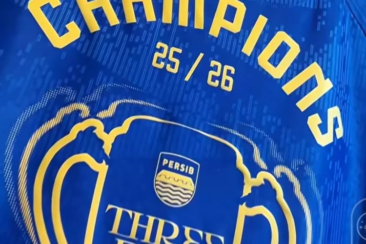 Persib Rilis Jersey Edisi Spesial Hattrick Juara Beruntun