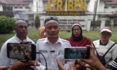 Ratusan Petani Cijeruk dan Cigombong Geruduk Kantor ATR/BPN Kabupaten Bogor