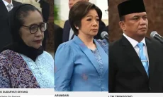 Nanik, Agustina dan Trenggono Resmi Dilantik jadi Ketua dan Wakil Ketua BGN Baru Hari