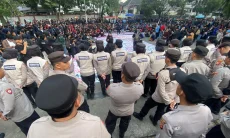 Warga Mahasiswa Apresiasi Pengamanan Polisi Selama Unjuk Rasa di DPRD Jabar