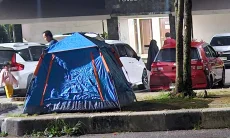 PT Sayaga Wisata Bogor Melarang Pemasangan Tenda di Rest Area Gunung Mas Puncak