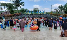 Libur Sekolah, Pengunjung Tee Jay Waterpark Tasikmalaya Tembus 1.000 Orang