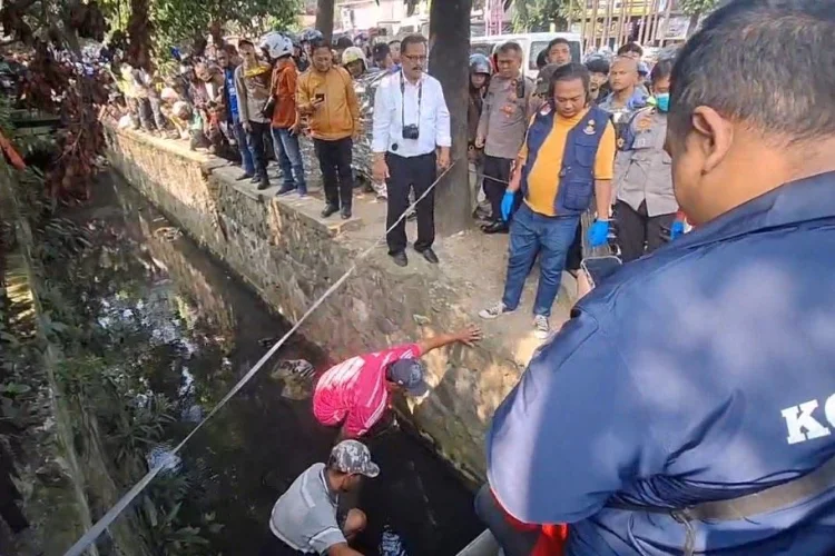 Jukir Tergeletak Tewas di Selokan, Warga Andir Sempat Heboh
