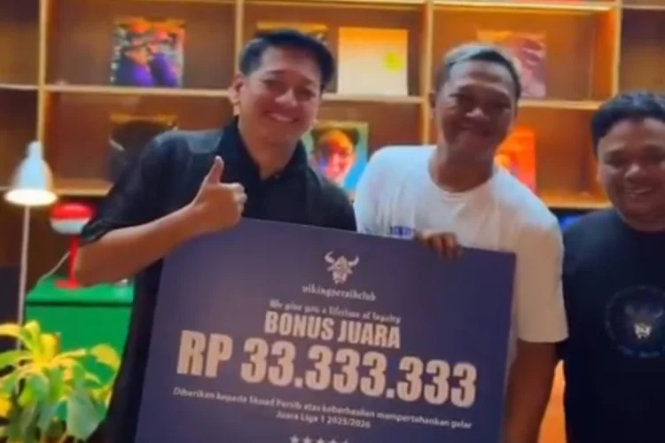 Total Denda Rp5,9 Miliar, Viking Serahkan Udunan Denda ke Manajemen Persib