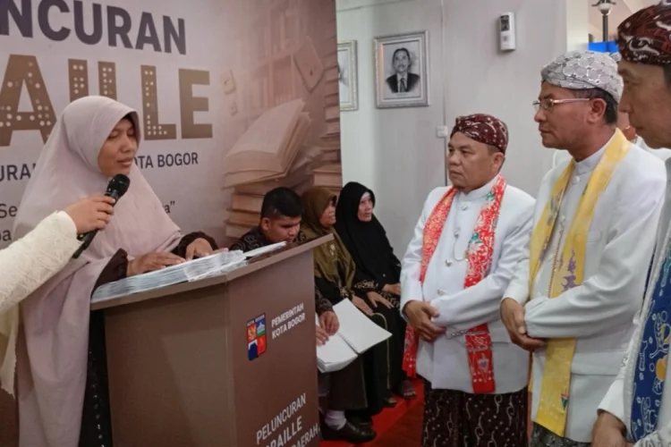 Pemkot Bogor dan DPRD Luncurkan Perda Berbasis Braille untuk Penyandang Tunanetra