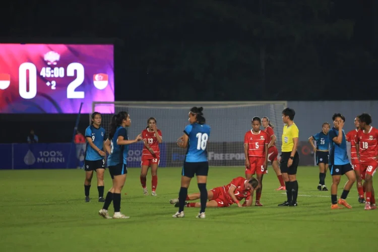Timnas Indonesia Putri Dipermalukan Singapura