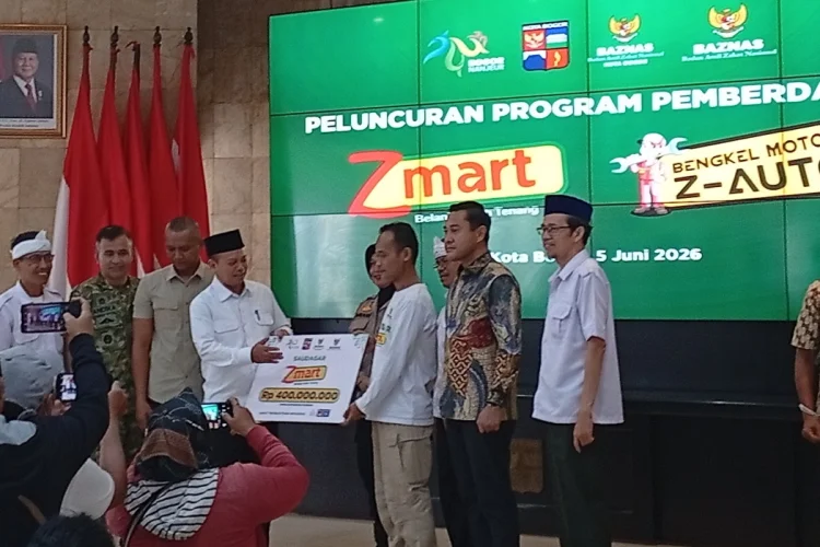 Pemberdayaan Masyarakat, Baznas Gulirkan Z-Mart Rp400 Juta dan Z-Auto Rp100 Juta