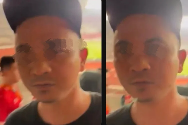 Viral Tampang Oknum Suporter yang Acungkan Jari Tengah ke Beckham Putra