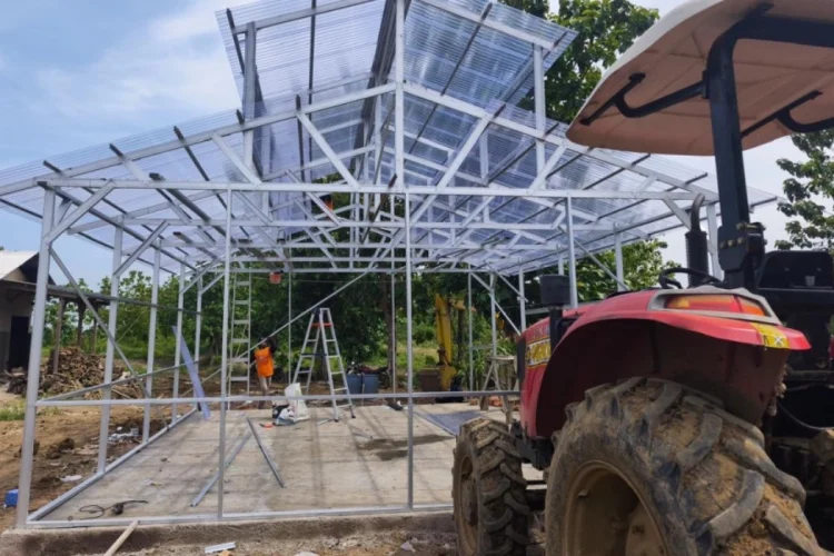 Polda Jabar Bangun Unit Ketiga Solar Dryer Home Presisi di KBB