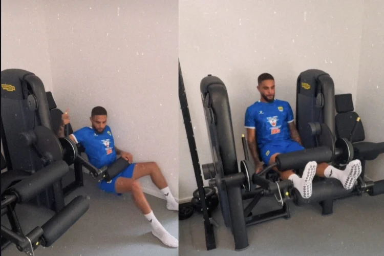 Layvin Kurzawa Terlihat Masih Pakai Setelan Jersey Persib Saat Latihan di Prancis