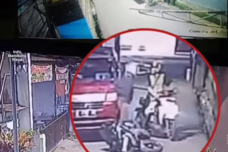 Viral Detik-Detik Aksi Begal di Cikawao Lengkong Bandung