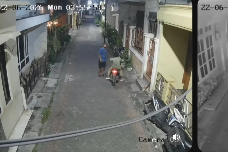 Kocak! Maling Motor di Surabaya Malah Tinggalkan Motor Sendiri