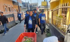 Peringati HUT ke-25, Ini Cara Laskar Biru Demokrat KBB Berbakti untuk Negeri