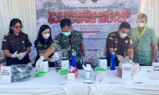 Narkoba hingga Senjata Tajam Dimusnahkan Kejari Bogor
