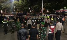 Polrestabes Bandung Gelar Patroli Gabungan,  Pastikan Keamanan Kota
