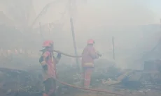 Korsleting Listrik, Ponpes Almamur Cianjur Terbakar