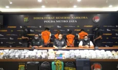 Polisi Gagalkan Peredaran Etomidate Jaringan Internasional, 8.698 Cartridge Disita