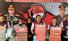 Sebulan, Polresta Bandung Sita 1 Juta Pil dan 1,5 Kilogram Sabu