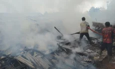 Gudang Rongsok di Parongpong Bandung Barat Ludes Terbakar