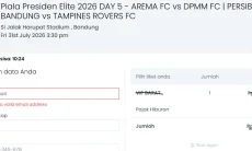 Tiket Persib vs Tampines Rovers Masih Ada, Cek Harganya di Sini