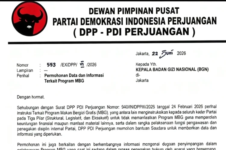 PDIP Telusuri Dugaan Keterlibatan Kader di Program MBG. Ini Kata Ketua DPC Cirebon