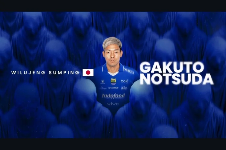 Resmi! Profil Gakuto Notsuda, Gelandang Asal Jepang Pemain Baru Persib Bandung