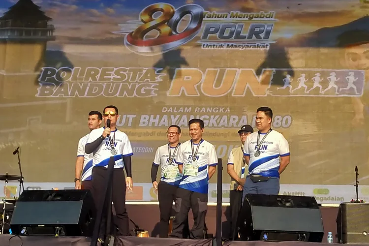 Polresta Bandung Run Sedot 2.742 Peserta, Dua Paket Umrah Jadi Hadiah Utama