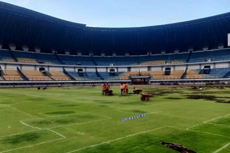 Rumput GBLA Diperbaiki, Piala Presiden 2026 Persib Kemungkinan Pakai Si Jalak Harupat