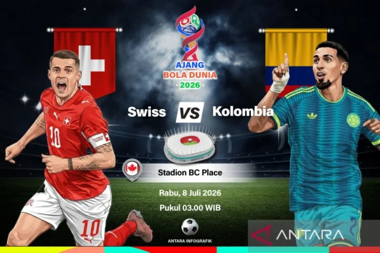 Drama Adu Penalti dengan Kolombia, Swiss Maju ke Babak 8 Besar Piala Dunia 2026