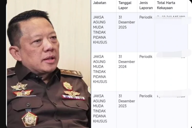 LHKPN Jampidsus Febrie Adriansyah Tak Berubah 3 Tahun, Warganet: Gak Makan Minum?
