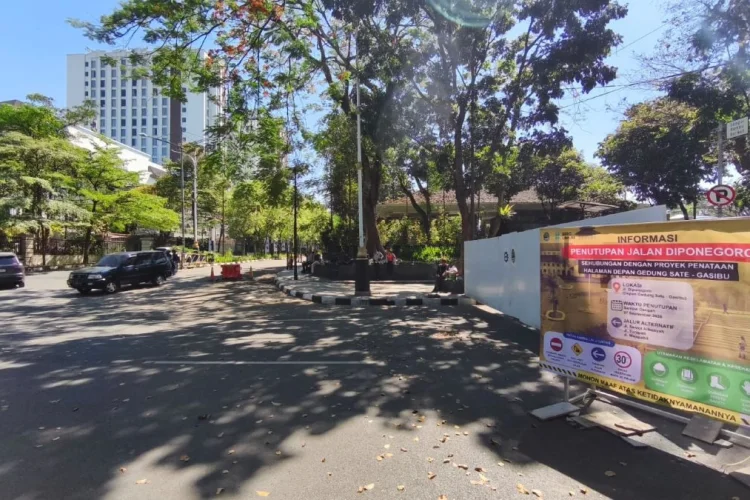 Integrasi Gedung Sate-Gasibu Dimulai, Jalan Diponegoro Ditutup Permanen