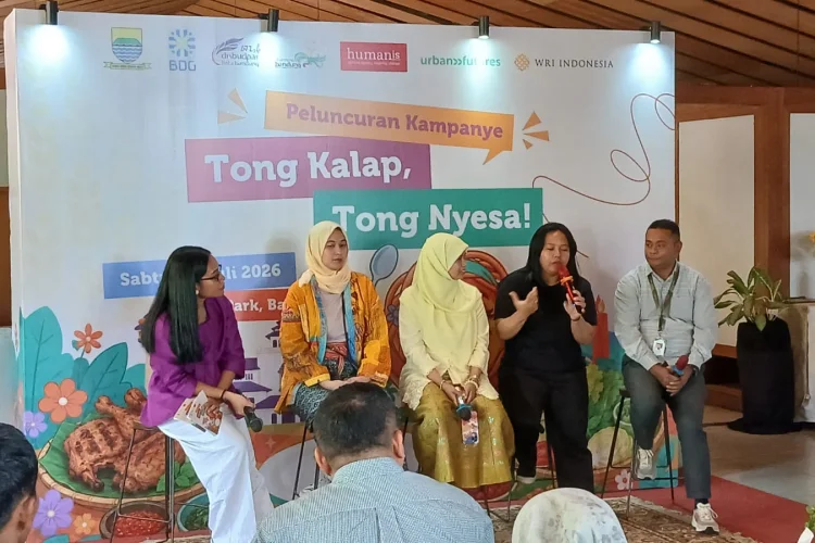Lawan Sampah Makanan, WRI Indonesia-Disbudpar Luncurkan 'Tong Kalap, Tong Nyesa'