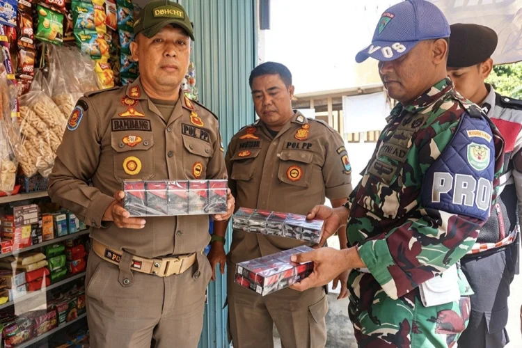 Satpol PP Cirebon Amankan 149.600 Batang Rokok Ilegal, Kerugian Negara Rp111,6 Juta