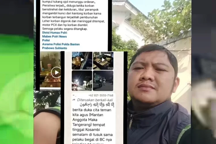 Tragis! Driver Ojol Tewas Dibegal saat Istirahat di Vila Bandara, Motor PCX Raib