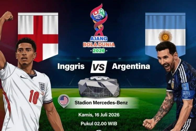 Inggris vs Argentina: Babak Baru Rivalitas Klasik Berebut Tiket Final Piala Dunia
