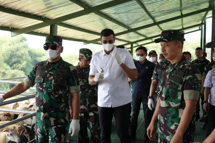 Program Cikabayam Kodam III Siliwangi Perkuat Ketahanan Pangan Berbasis Peternakan