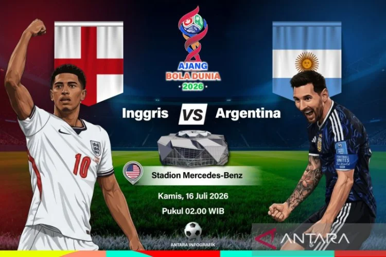 Rekor Pertemuan Inggris vs Argentina: The Three Lions Lebih Unggul