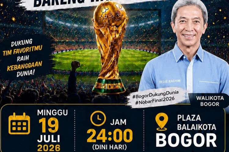 Nobar Final Piala Dunia 2026 Siap Digelar Pemkot Bogor dan Berbagai Organisasi